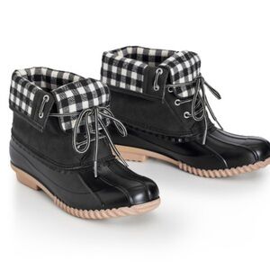 Cloudwalkers WIDE FIT 7W & 10W Fold Over Collar Weather Boots (HY08)